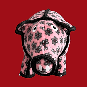 Pink Tuffy Pig With floral spots