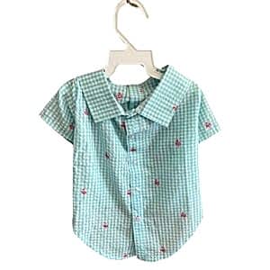 Hawaiian Camp Shirt Flamingo print